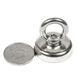 Stærk neodymmagnet - dybhavsopsving - med ringøjebolt