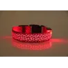 LED-Hundehalsband - Safety Night Walk - bunter Leoparden-Print