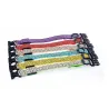 Collier LED pour chien - promenade nocturne de sécurité - imprimé léopard coloré