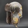 Militær varm vinterlue - med hørselsbeskyttelse - ull / tykk pels - russisk ushanka