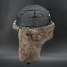 Militær varm vinterlue - med hørselsbeskyttelse - ull / tykk pels - russisk ushanka