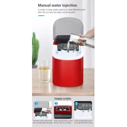 BarMini fabricadora de hielo eléctrica automática - fabricador de cubitos de hielo - 15 kg/24H - 220V