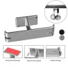 AuricularesSoporte doble para auriculares - gancho de aluminio - debajo del escritorio / montado en la pared