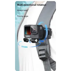 360 degree rotary backpack clip - for GoPro HeroMounts