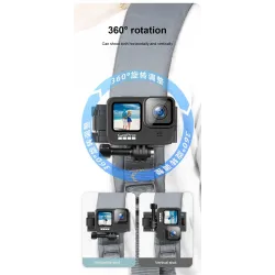 360 degree rotary backpack clip - for GoPro HeroMounts
