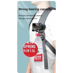 SoportesClip de mochila giratorio de 360 grados - para GoPro Hero