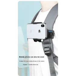 Clip de sac à dos rotatif à 360 degrés - pour GoPro Hero