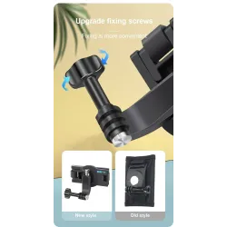 Obrotowy klips do plecaka 360 stopni - dla GoPro HeroUchwyty