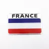 PegatinasAdhesivo 3D de aluminio para coche - bandera francesa