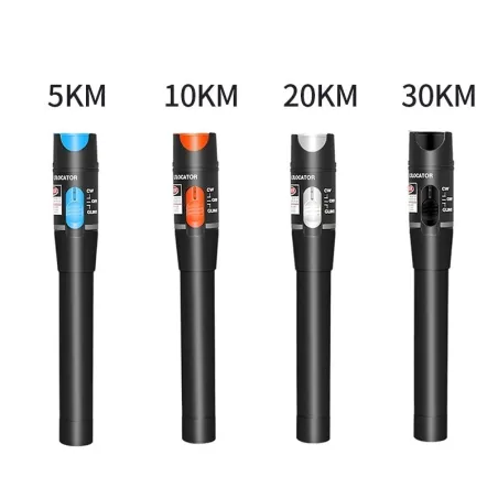 Visuel fejlfinder - fiber / optisk kabel tester - rød laser - SC/FC/ST