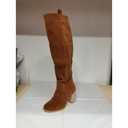 BotasBotas caña alta ante - tacón grueso