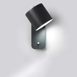 ApliquesLámpara de pared LED - estilo nórdico moderno - cabeza giratoria - con interruptor