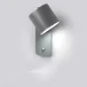 Candeeiro de parede LED - estilo nórdico moderno - cabeça rotativa - com interruptor