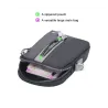 Multifunksjonell skulderveske - midjebelteveske - hodetelefonhull