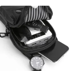 Petit sac à bandoulière multifonctionnel - sac de taille - étanche