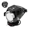 Phare LED moto - 3000LM CREE Chip U5 - 3 modes - feu antibrouillard - étanche - 2 pièces