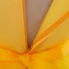 Bloemenkant jurk - met strik - kristallen - paillettenKleding