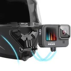 Support de casque de moto - support - support pour caméra de sport GoPro Hero
