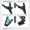Support de casque de moto - support - support pour caméra de sport GoPro Hero