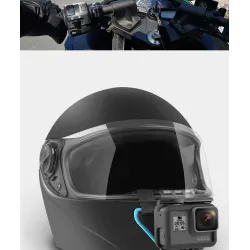 Support de casque de moto - support - support pour caméra de sport GoPro Hero
