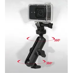 GoPro Hero Sports Cameras mount - support - pour guidon / rétroviseur de moto