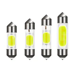Ampoule LED COB pour voiture - C10W C5W - Festoon 31mm 36mm 39mm 41mm - blanche