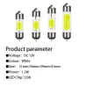 LEDBombilla LED COB para coche - C10W C5W - Festoon 31mm 36mm 39mm 41mm - blanco