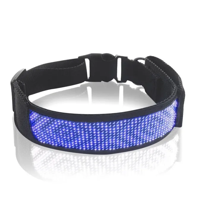 Katzen- / Hundehalsband - LED - Bluetooth - digitales interaktives Lauflicht
