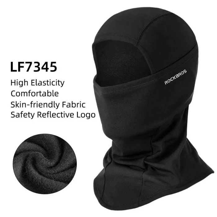 Varm vinter ansiktsmask - med nackskydd - termisk - vindtät balaclava