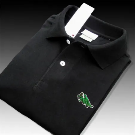 Elegante polo - manica corta - ricamo logo - cotone