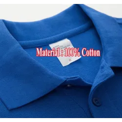 Elegante polo - manica lunga - ricamo logo - cotone