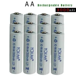 Akumulator 12V Ni-MH 3000mAh 2A - bateria AA -10 sztukBaterii