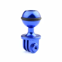 Testa a sfera da 1 pollice - attacco per treppiede - con foro per vite 3/8 - per Gopro Hero Yi SJCam