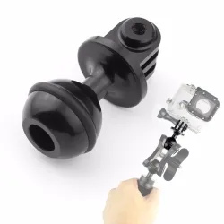 Rotule 1 pouce - montage sur trépied - avec trou de vis 3/8 - pour Gopro Hero Yi SJCam