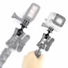 Rotule 1 pouce - montage sur trépied - avec trou de vis 3/8 - pour Gopro Hero Yi SJCam