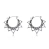 Vintage hollow flowers / hearts - round earringsEarrings