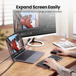 CablesUGREEN - Adaptador DP a HDMI - Cable 4K - 1080P