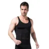 Slankende t-skjorte for menn - ermeløs - body shaper