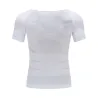 Slankende t-shirt til mænd - kortærmet - kompression - body-shaper