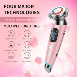 Masseur électrique du visage - rajeunissement de la peau - lifting - élimination des rides - mésothérapie - électroporation - LE