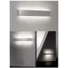 Moderne LED-Wandleuchte aus Aluminium