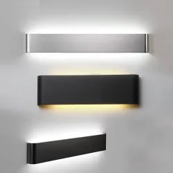 Nowoczesna aluminiowa lampa ścienna LEDKinkiety