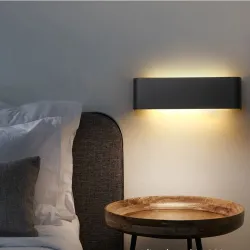 Lâmpada de parede LED de alumínio moderna