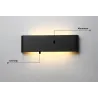 ApliquesLámpara de pared LED de aluminio moderna