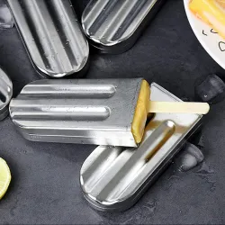Moule à glace - avec support - acier inoxydable