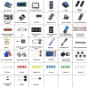 Ulepszony zestaw startowy - dla Arduino R3 CH340 - R3 Breadboard / silnik krokowy / SG90 Servo / 1602 LCD / przewód połączeni...