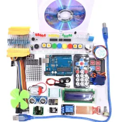 arduinoSuper starter kit - con módulo WiFi - motor 130 - HC-SR501 - 1602 - relé - HC-sr04 - módulo RGB - para ARDUINO UNO R3