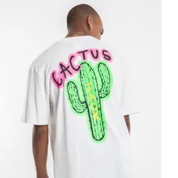 Stilig kortermet t-skjorte - Cactus Jack-trykk