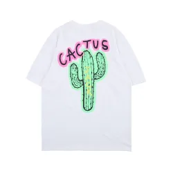 Stilig kortermet t-skjorte - Cactus Jack-trykk