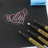 Pennarelli metallici - penne permanenti - 10 pezzi